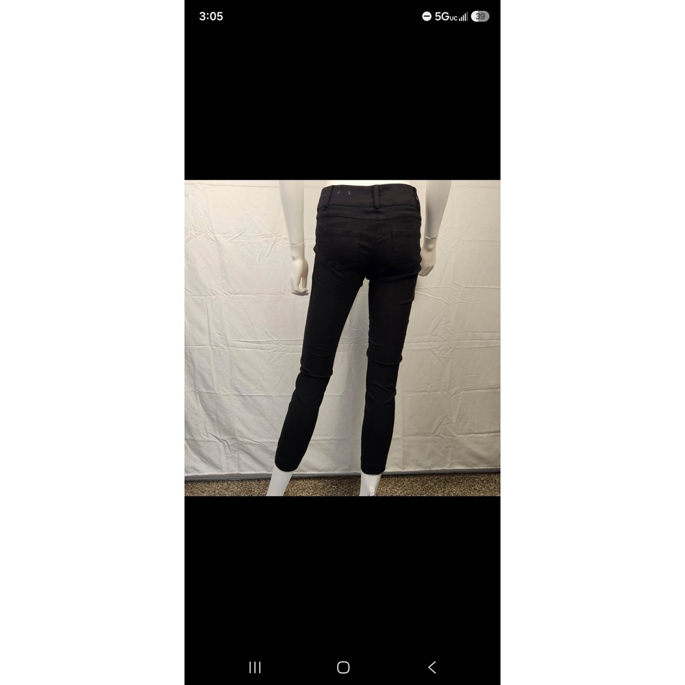 Maurices Womens Black Skinny Dress Pants Low Rise Work Trousers Size 0/1 Short - Picture 2 of 12